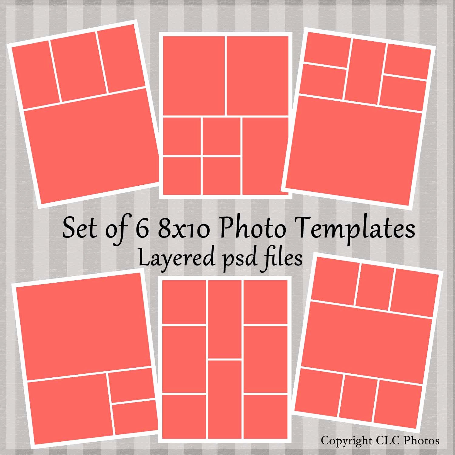 Collage Templates for Word Awesome 8x10 Marketing Template Collage Story Board Layered Psd