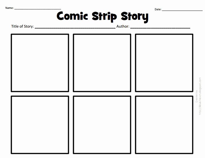 Comic Book Template Pdf Fresh Ic Strip Story Pdf School September