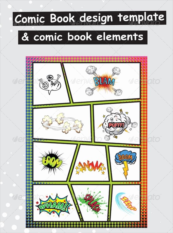 Comic Book Template Photoshop Beautiful 15 Ic Book Templates Psd Vector Eps