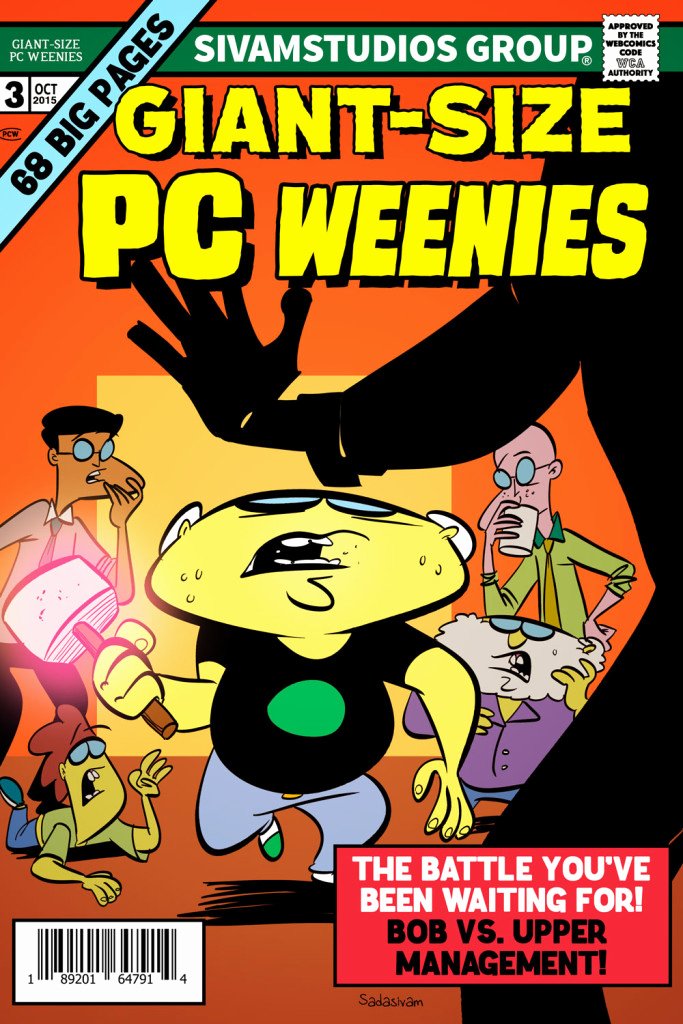 Comic Book Template Photoshop Beautiful Giant Size Pc Weenies Ic Cover 3 – Krishna Draws