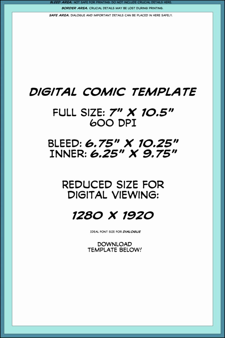 Comic Book Template Photoshop Best Of Digital Ic Page Template by Lapinbeau On Deviantart