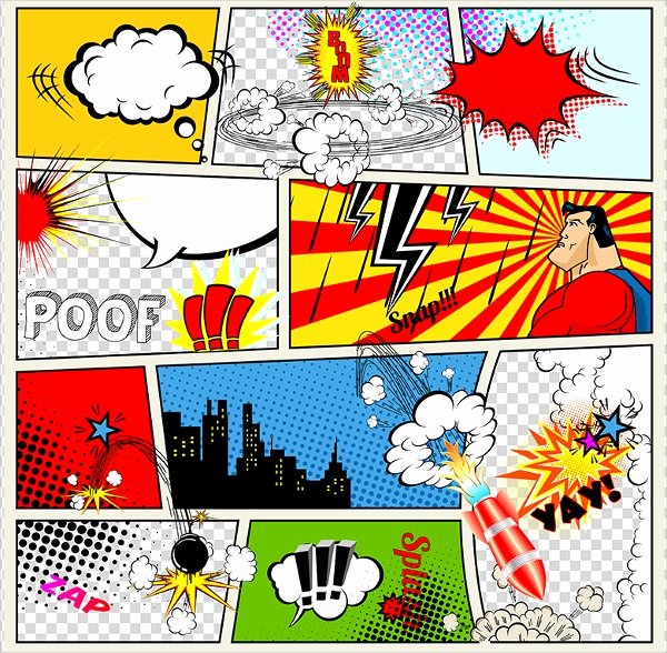 Comic Book Template Photoshop New 15 Ic Book Templates Psd Vector Eps