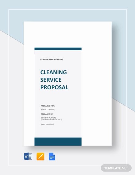 Commercial Cleaning Proposal Template Free Fresh 15 Cleaning Proposal Templates Word Pdf Apple Pages