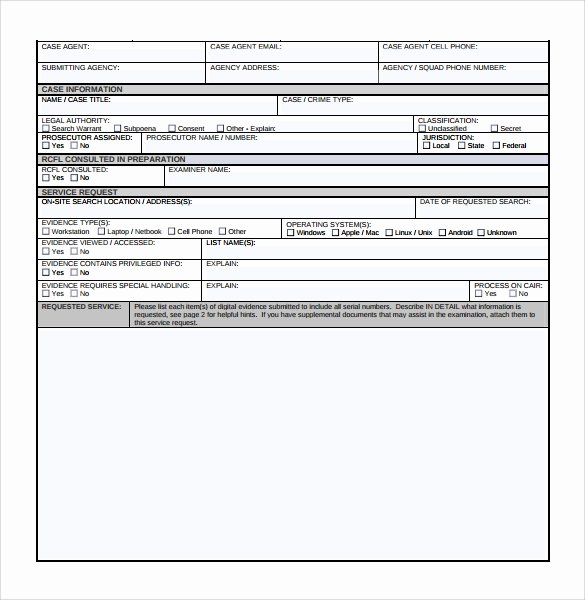 Computer Repair form Template Best Of Sample Puter Service Request form 12 Download Free