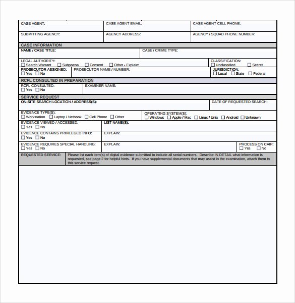 Computer Repair forms Template Best Of 28 Of Service Request Template