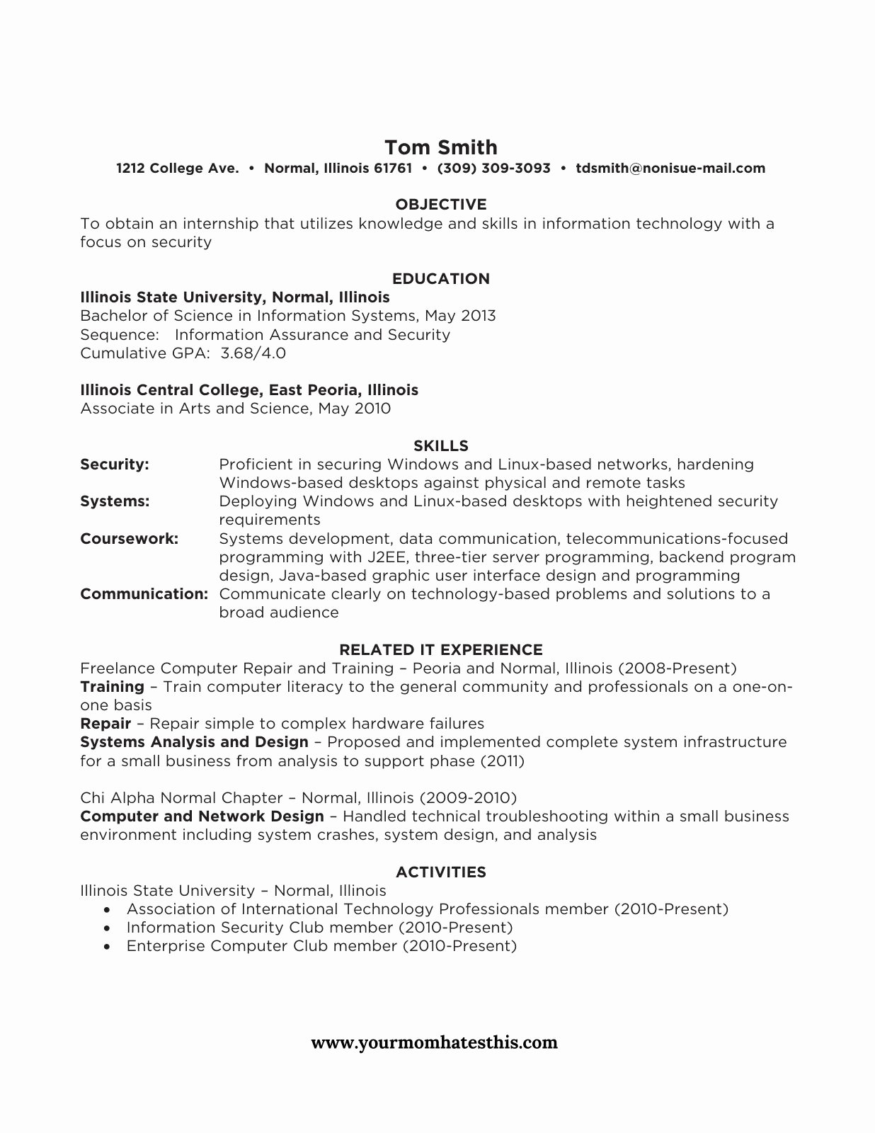 Computer Science Resume Templates Luxury formal Resume Template Printable Resume format