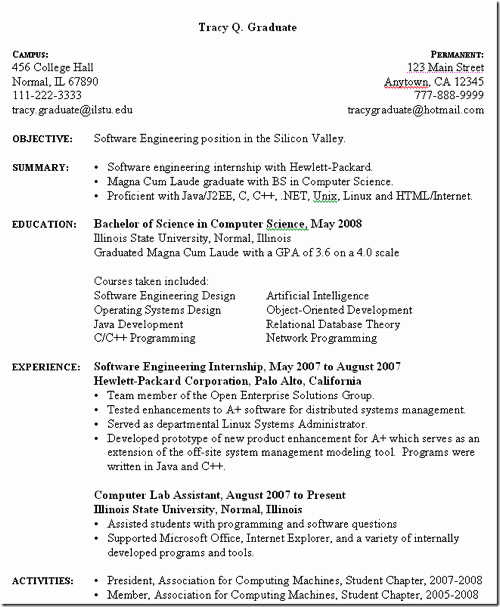 Computer Science Resume Templates New 3 Useful Websites for Free Downloadable Resume Templates