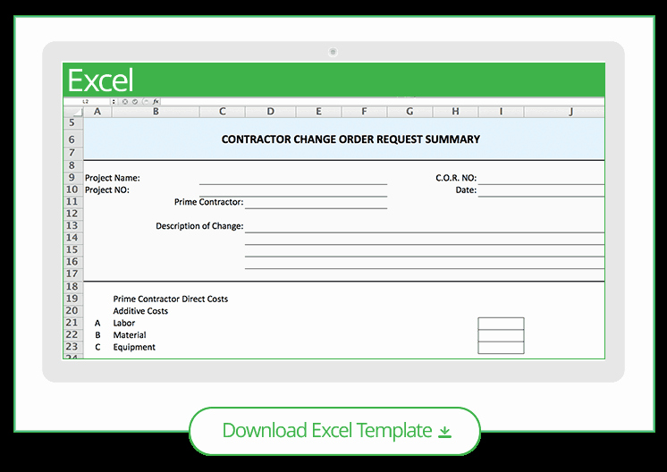 Construction Change order Template Elegant Free Construction Project Management Templates In Excel