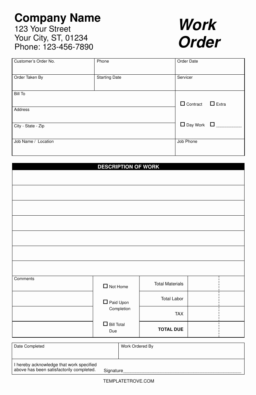 Construction Change order Template Excel Unique Download Construction Purchase order Template