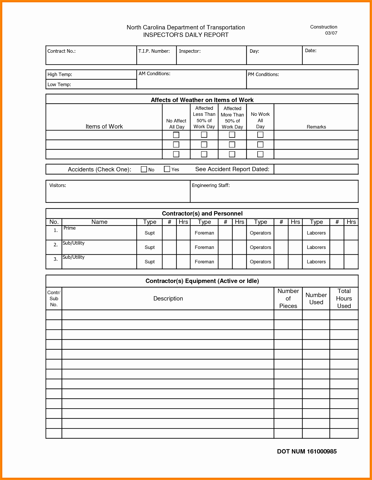 Construction Daily Log Template New Construction Daily Report Template Excel