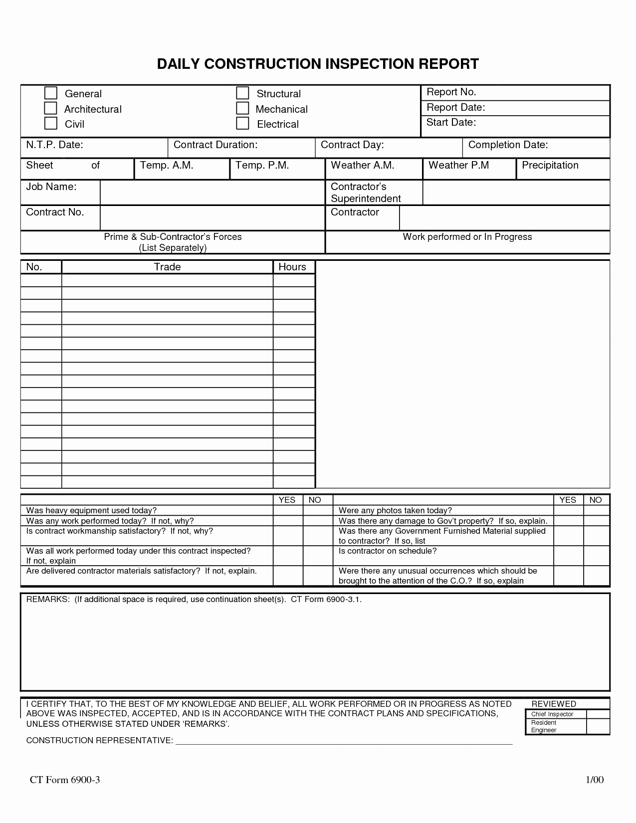 Construction Daily Report Template Excel Elegant Construction Daily Report Template Excel