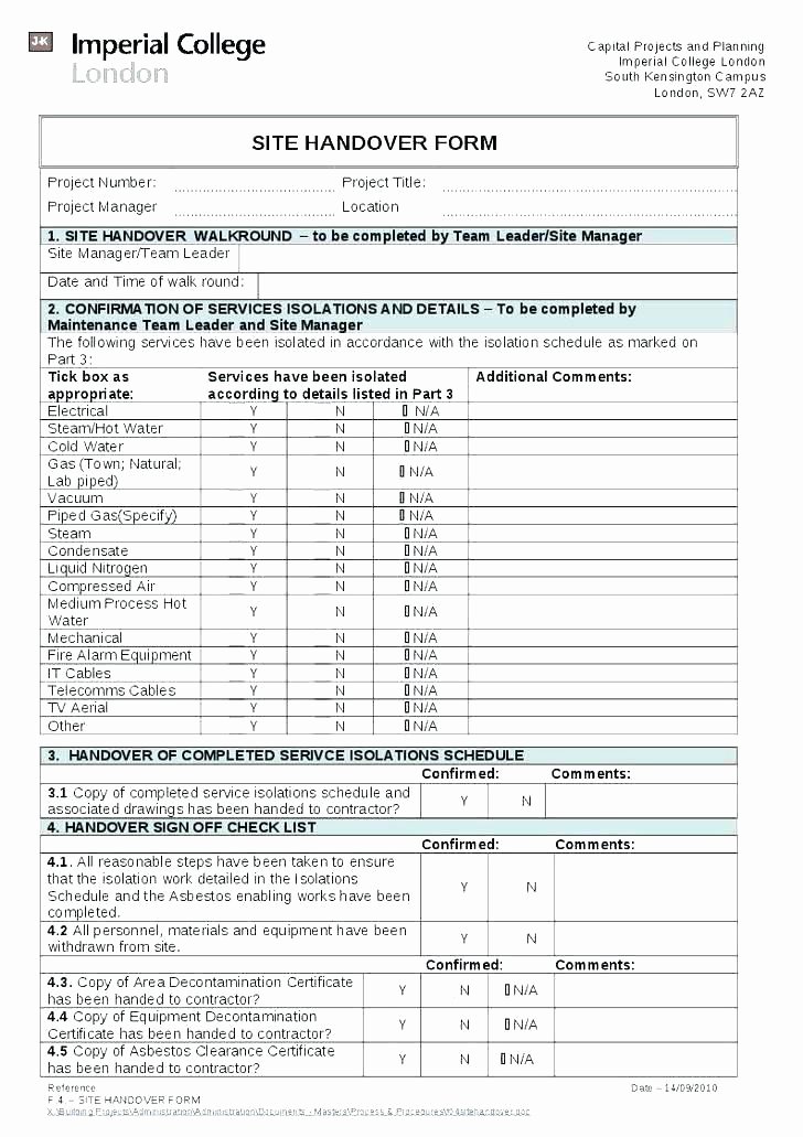 Construction Project Closeout Template Lovely Contract Closeout Checklist Template