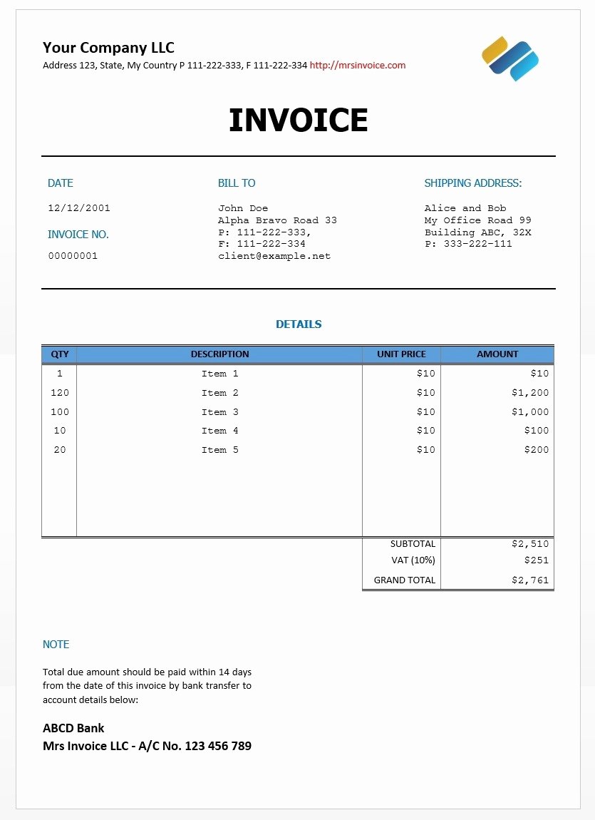 Consulting Invoice Template Word Beautiful Free Receipt Template Word Doc Flowersheet