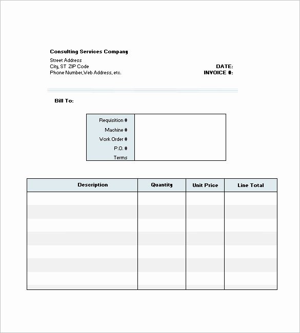 Consulting Invoice Template Word Best Of 9 Consultant Consulting Invoice Templates Free Word