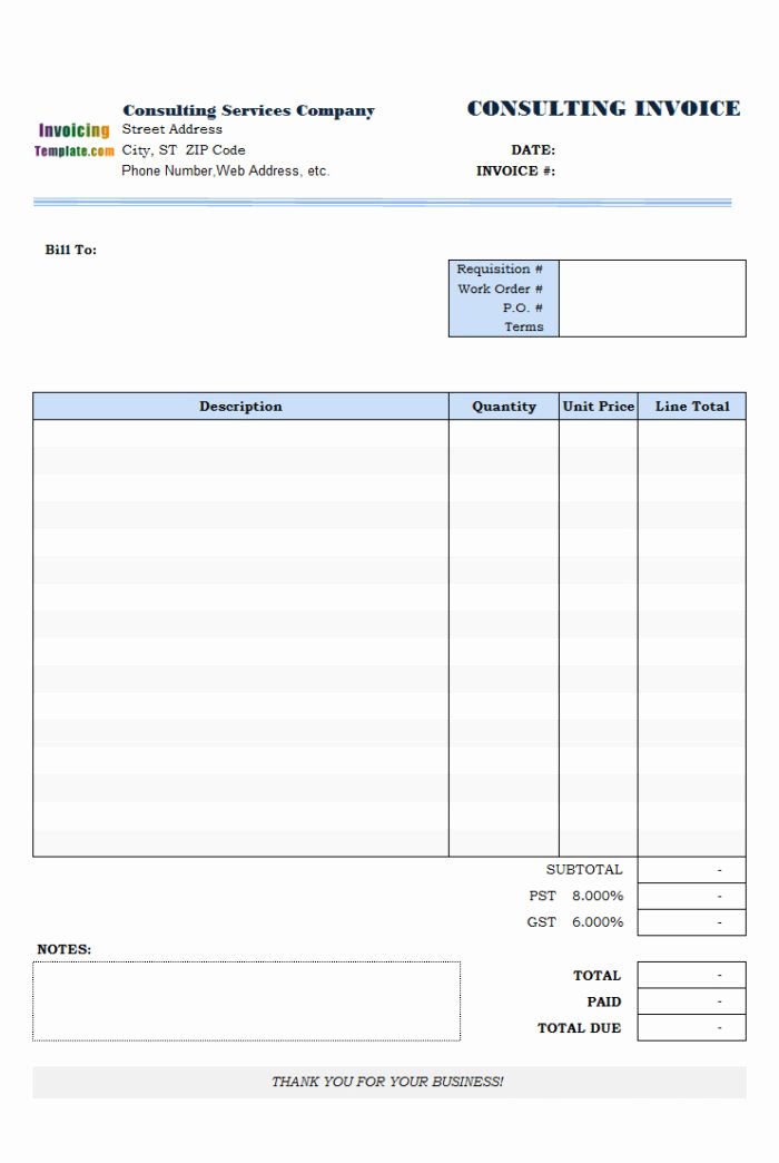 Consulting Invoice Template Word Fresh Consulting Invoice Template Microsoft Word Templates