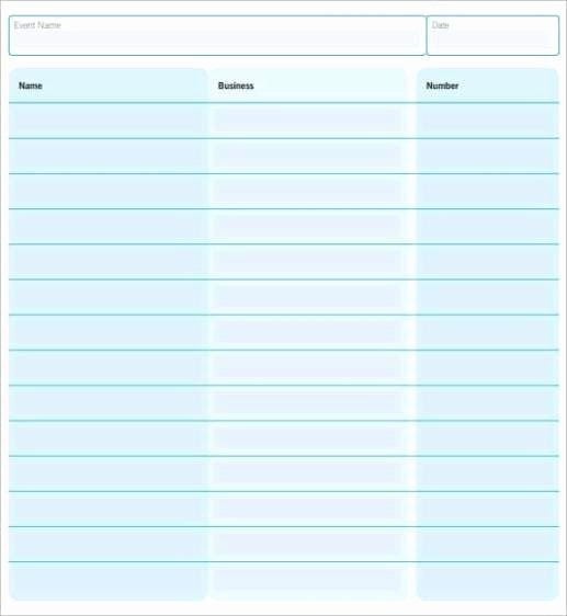 Contact List Template Pdf Lovely 24 Free Contact List Templates In Word Excel Pdf