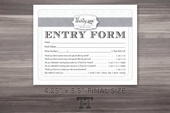 Contest Entry form Template Elegant What Information Should A Contest Entry form Template Have