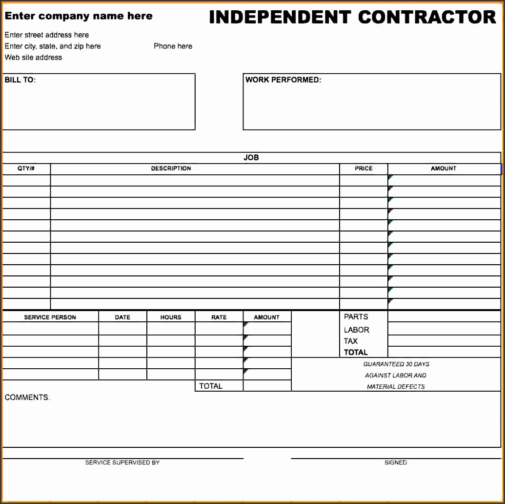 Contractor Invoice Template Word Lovely 10 Contractor Invoice Template Editable Sampletemplatess