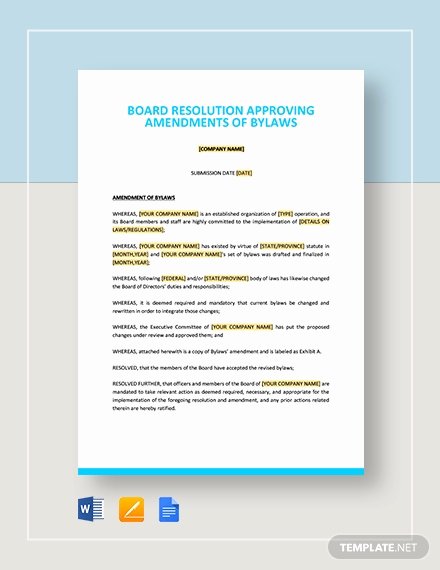 Corporate Resolution Template Microsoft Word Unique Board Resolution Approving Acquisition Of Business assets