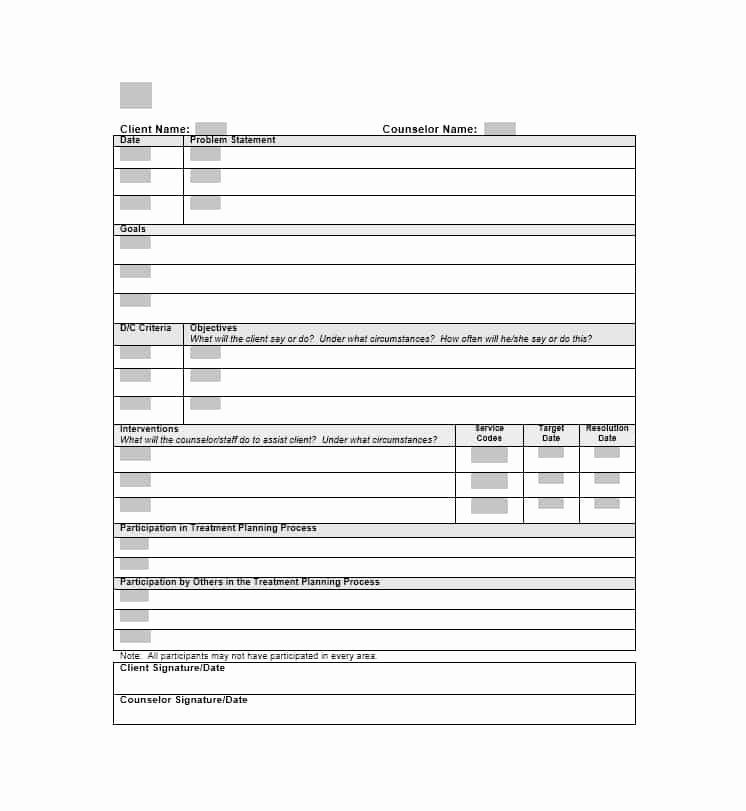 Counseling Treatment Plan Template Pdf Best Of Psychotherapy Treatment Plan Template