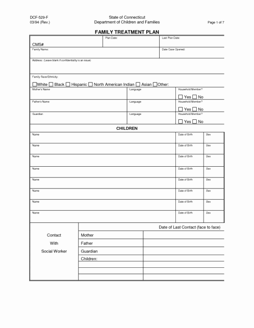 Counseling Treatment Plan Template Pdf New 38 Free Treatment Plan Templates In Word Excel Pdf