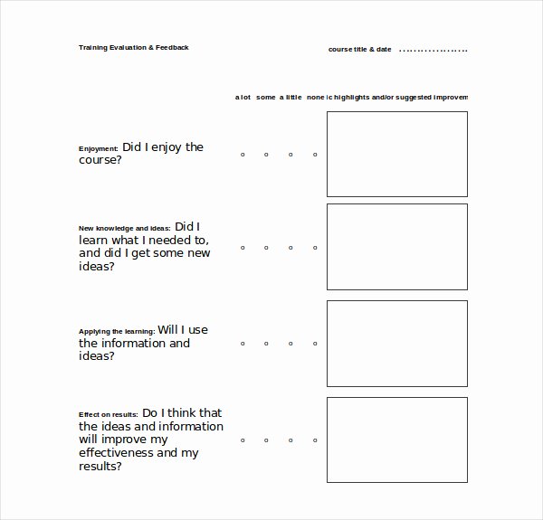 Course Evaluation Template Word Elegant Download All Types Of Survey Templates