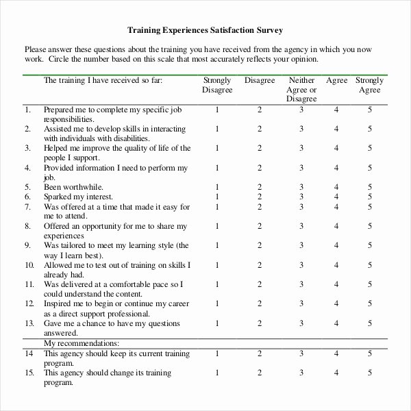 Course Evaluation Template Word Lovely 9 Training Survey Templates – Word Pdf Google Docs