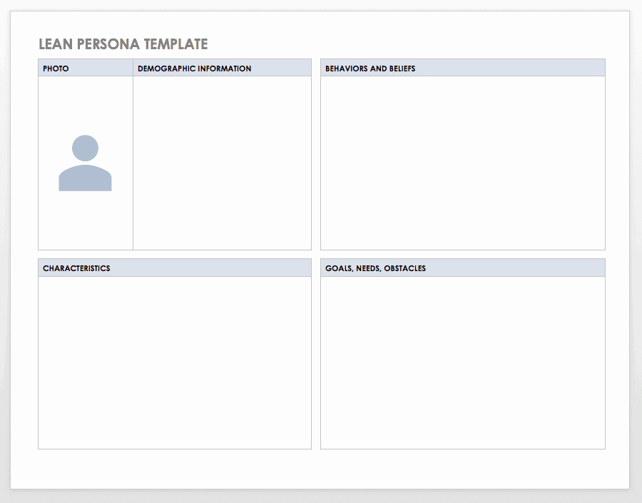 Customer Profile Template Word Best Of Free Customer Persona &amp; Profile Templates