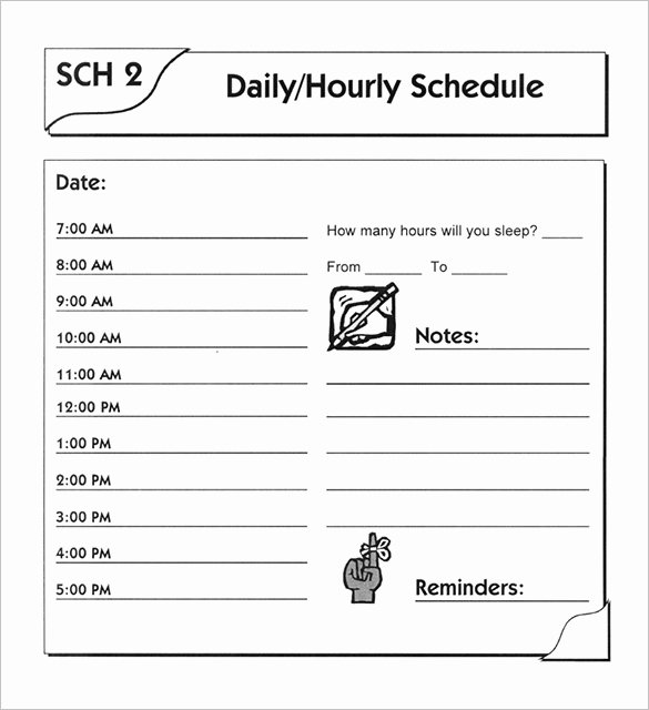 Daily Schedule Template Pdf Elegant 19 Daily Work Schedule Templates &amp; Samples Docs Pdf