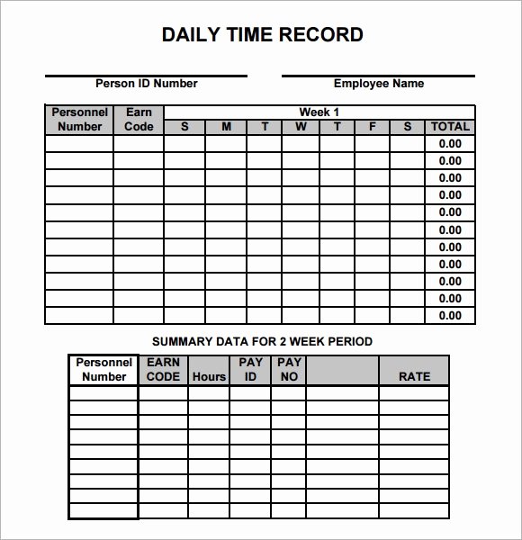 Daily Time Log Template Beautiful Free 17 Sample Daily Timesheet Templates In Google Docs