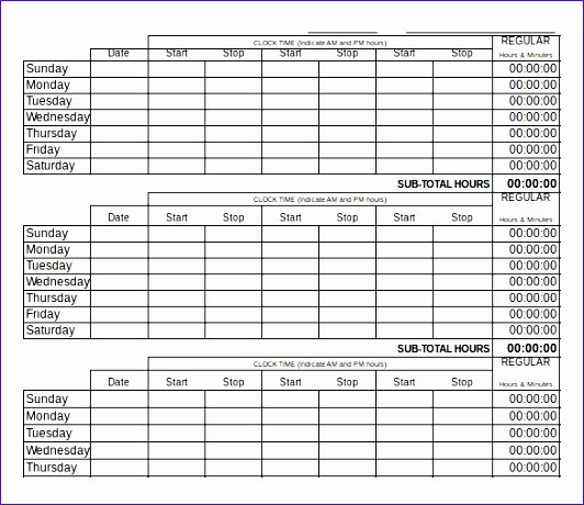 Daily Timesheet Excel Template Lovely 8 Timesheet Template Excel 2010 Exceltemplates