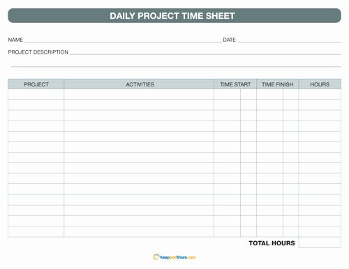Daily Timesheet Template Free Printable Best Of 28 Of Template Timesheet with Job Description