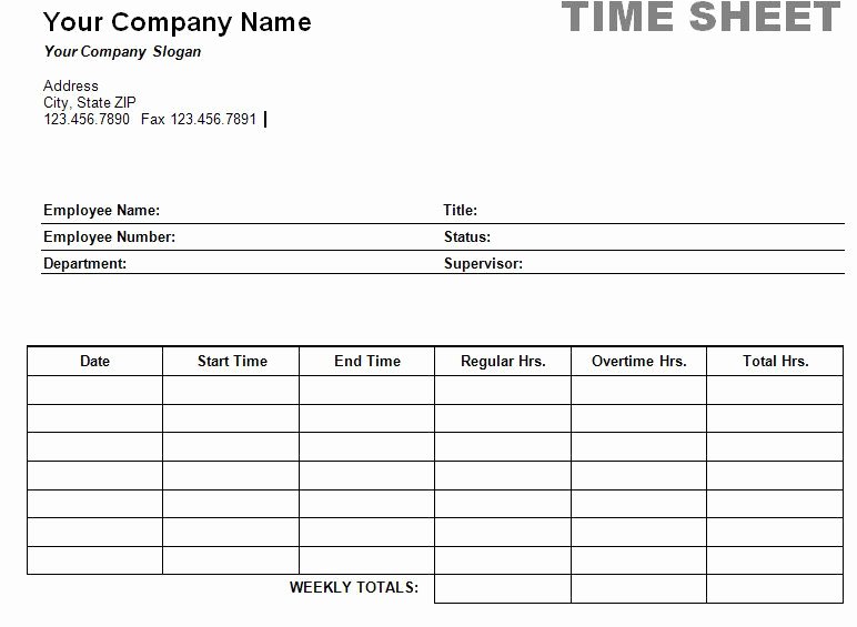 Daily Timesheet Template Free Printable Luxury Free Printable Timesheet Templates
