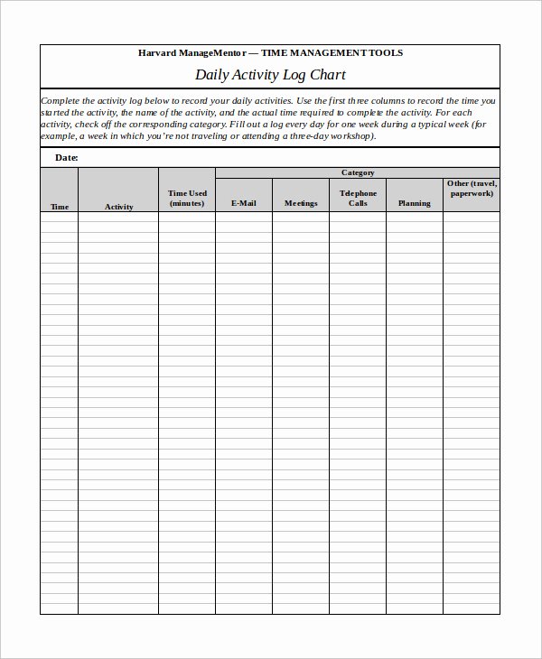 Daily Work Log Template New Free Work Log Templates Daily Weekly Monthly