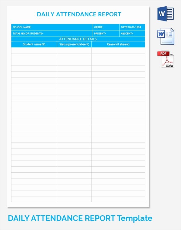 Daily Work Report Template Awesome Sample Daily Work Report Template 22 Free Documents In