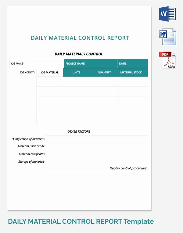 Daily Work Report Template Lovely Sample Daily Work Report Template 22 Free Documents In