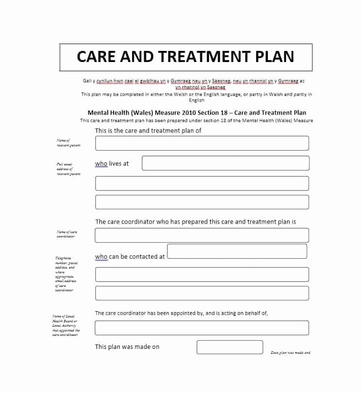 Dental Treatment Plan Template Awesome 35 Treatment Plan Templates Mental Dental Chiropractic