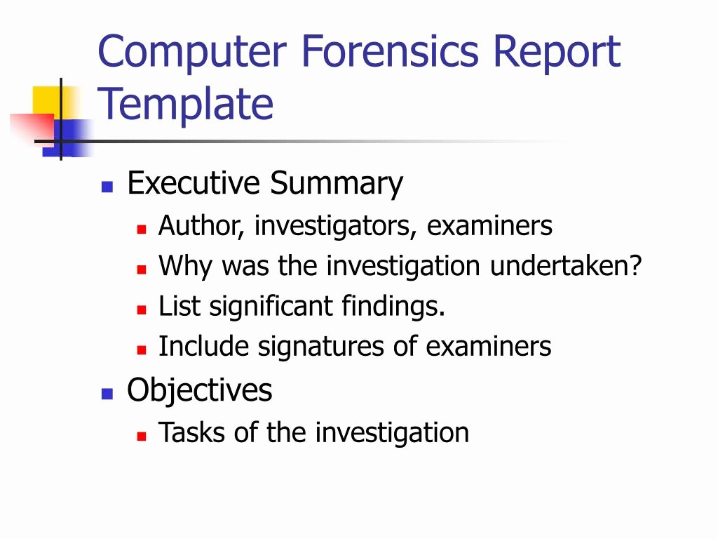 Digital forensics Report Template Awesome Ppt Coen 252 Puter forensics Powerpoint Presentation