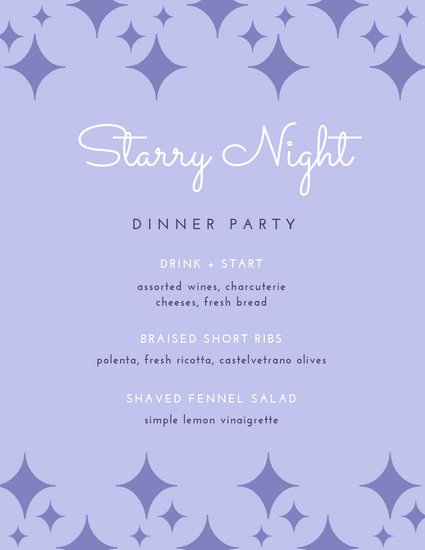 Dinner Party Menu Templates Best Of Customize 197 Dinner Party Menu Templates Online Canva