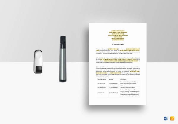 Dj Contract Template Microsoft Word Best Of Free 20 Sample Best Dj Contract Templates In Google Docs