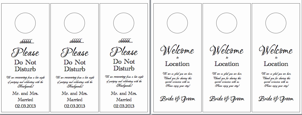 Do Not Disturb Sign Templates Awesome Timeline Templates Hayleys Wedding Tips 101
