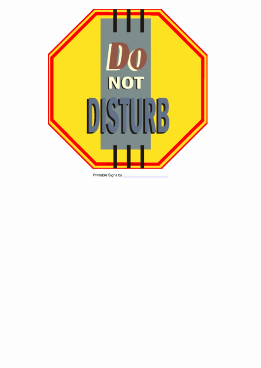 Do Not Disturb Sign Templates Awesome top 7 Do Not Disturb Sign Templates Free to In