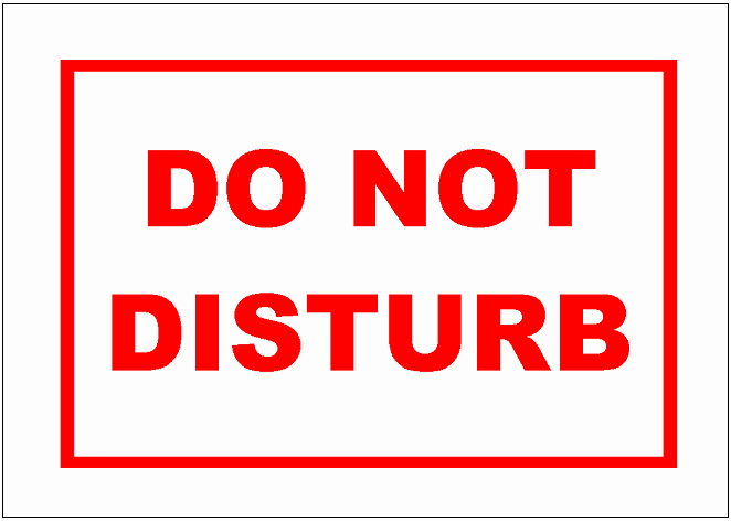 Do Not Disturb Sign Templates Best Of Excel Templates Free Download