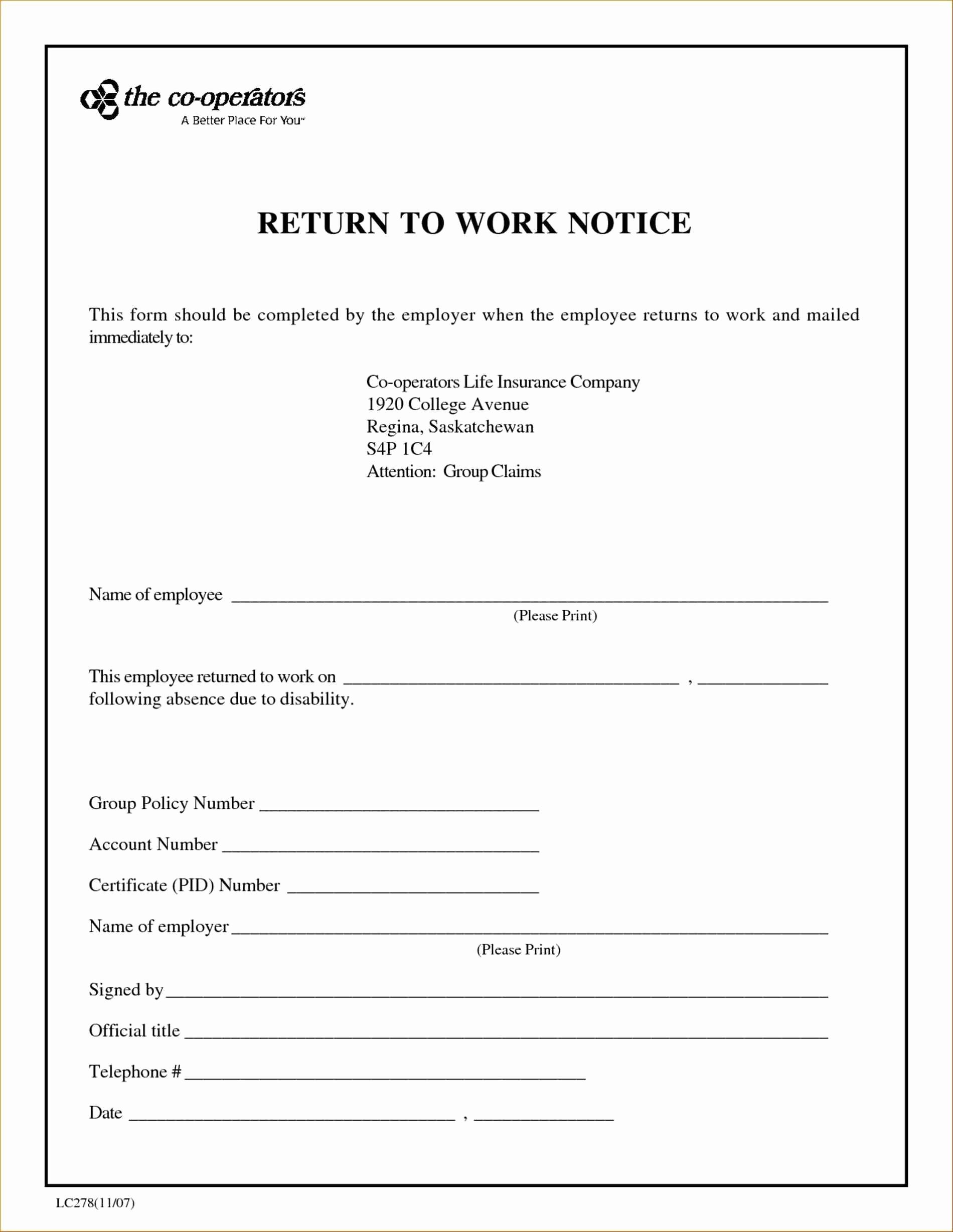 return to work doctors note template