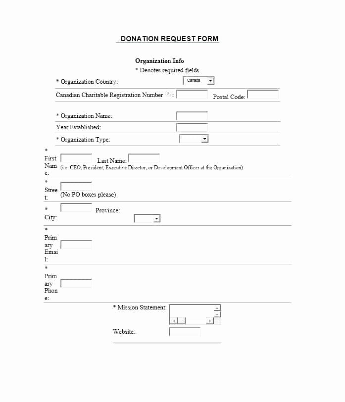 Donation Request form Template Lovely 43 Free Donation Request Letters &amp; forms Template Lab