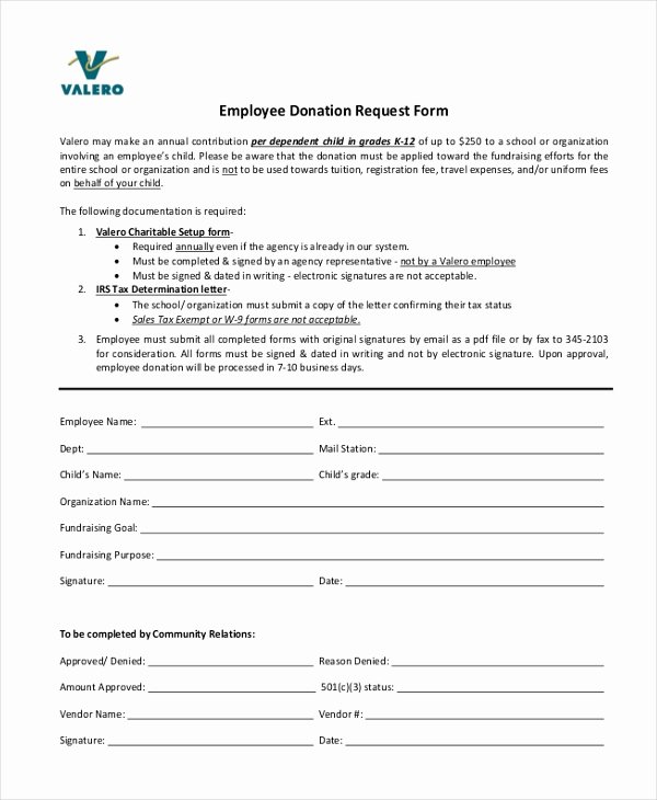 Donation Request forms Template Awesome Free 11 Sample Donation Request forms In Pdf
