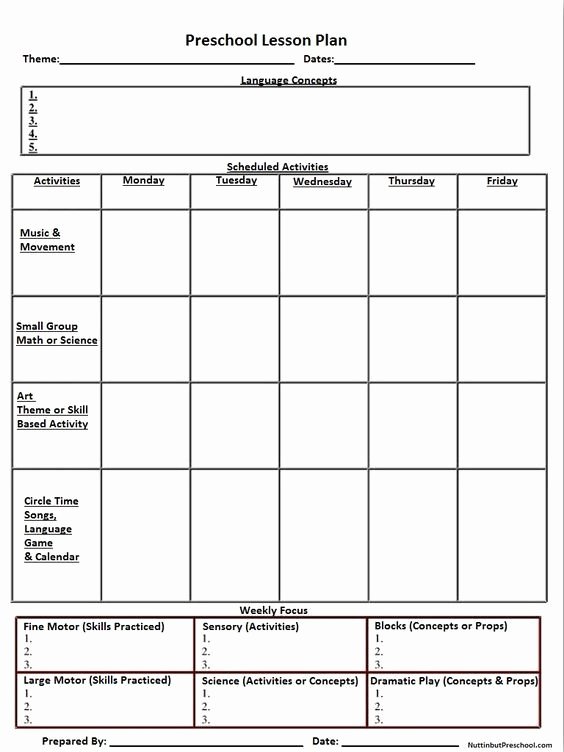 Early Childhood Lesson Plan Template New Best 25 Preschool Lesson Template Ideas On Pinterest