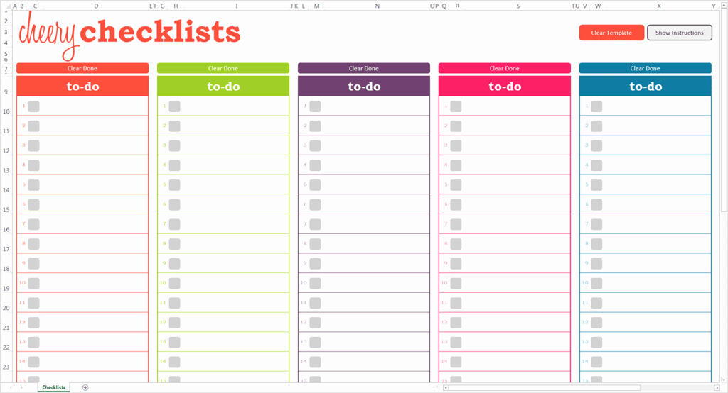 Editable Checklist Template Word Inspirational 13 Checklist Templates Word Excel Pdf formats