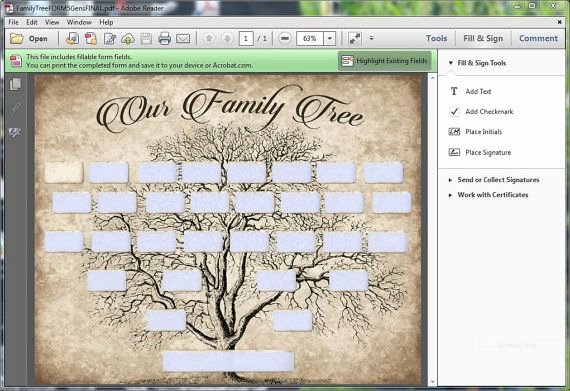 Editable Family Tree Template Lovely Custom Family Tree Printable 5 Generation Template