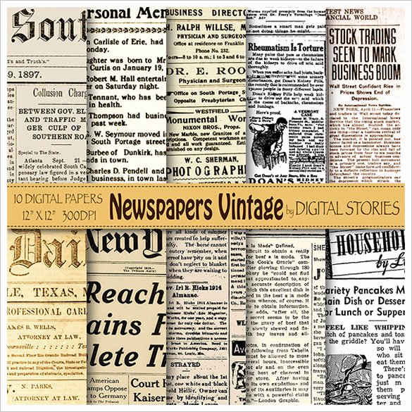 Editable Old Newspaper Template Awesome Old Newspaper Template